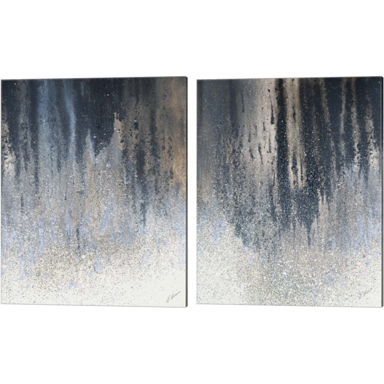 Summer Woods by M. Mercado 12" x 15" Canvas Wall Art (Set of 2)
